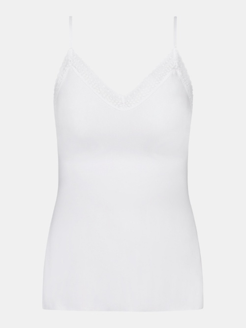 Chantelle Cozy Chic blanc top spaghetti