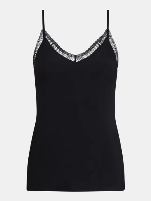 Chantelle Cozy Chic noir top spaghetti