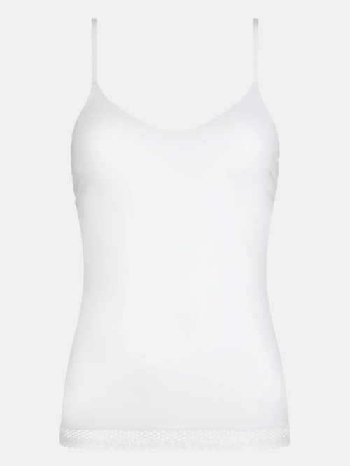 Chantelle Cozy Chic blanc top spaghetti