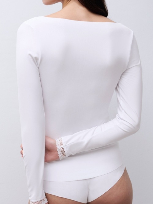 Chantelle Cozy Chic blanc shirt