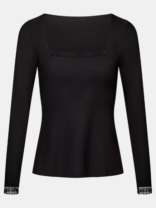 Chantelle Cozy Chic noir shirt
