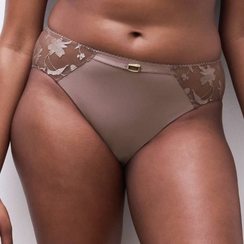 Chantelle Idyll marron slip