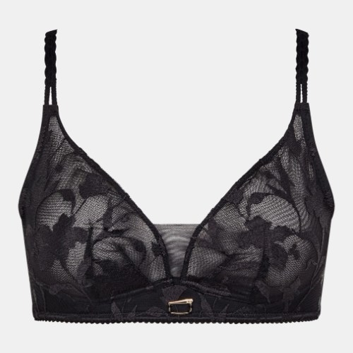 Chantelle Idyll noir soutien-gorge sans armatures en dentelle