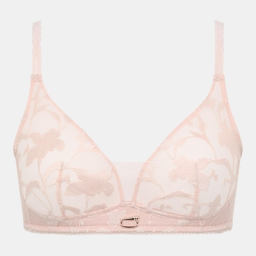 Chantelle Idyll rose soutien-gorge sans armatures en dentelle