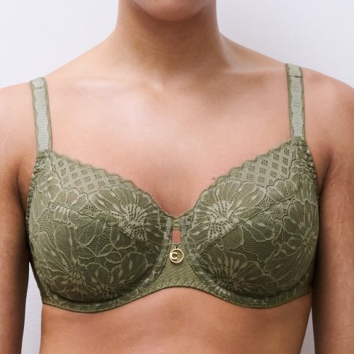 Chantelle Sublime kaki soutien-gorge sans forme