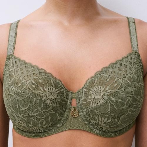 Chantelle Sublime kaki soutien-gorge sans forme