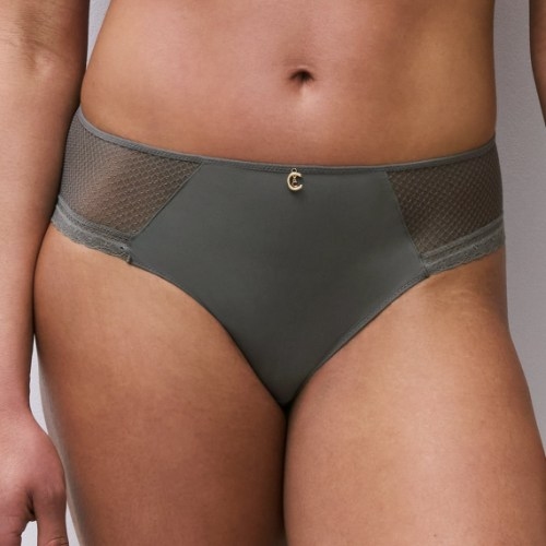 Chantelle Romance vert slip