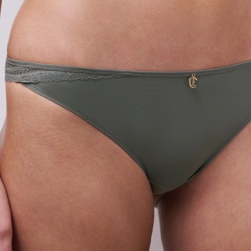 Chantelle Romance vert slip