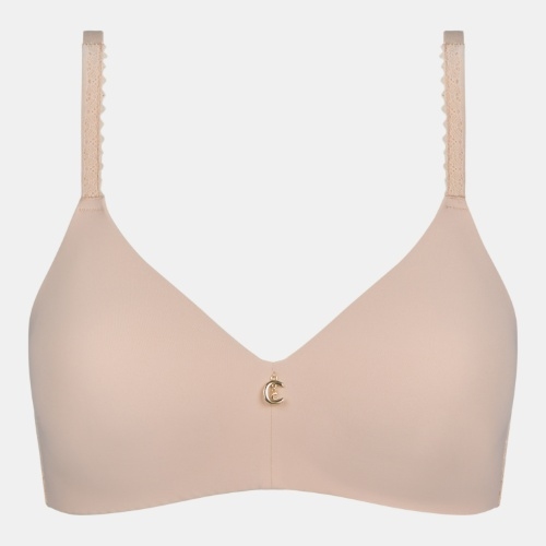 Chantelle Romance beige soutien-gorge sans armatures en dentelle