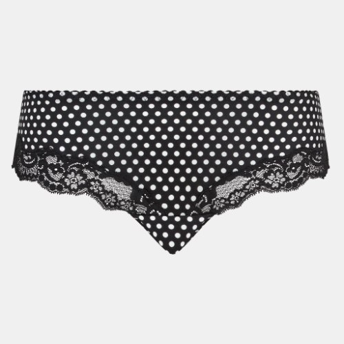 Chantelle Gloss noir/blanc shortie