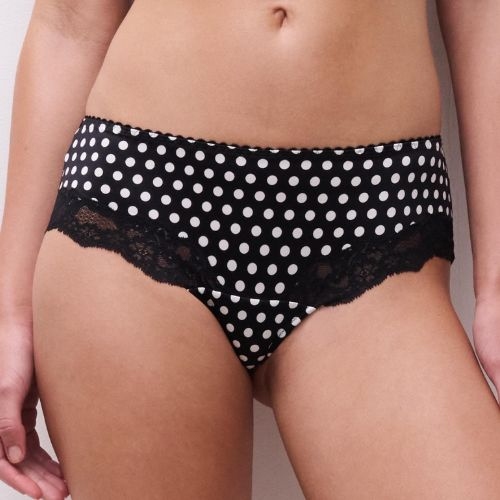 Chantelle Gloss noir/blanc shortie