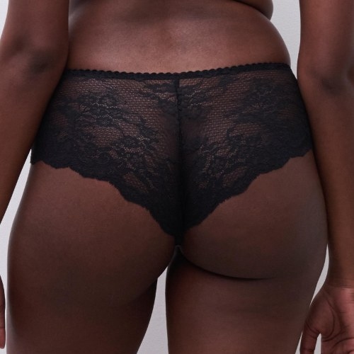 Chantelle Gloss noir/print shortie