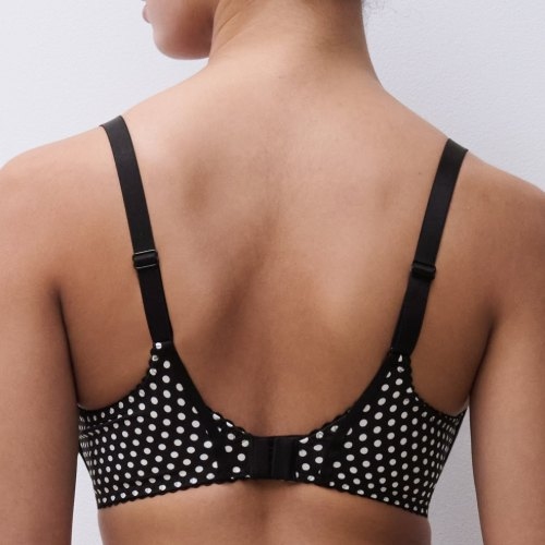 Chantelle Gloss noir/blanc soutien-gorge sans forme