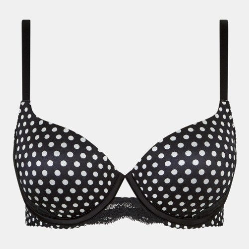 Chantelle Gloss noir/blanc soutien-gorge rembourré