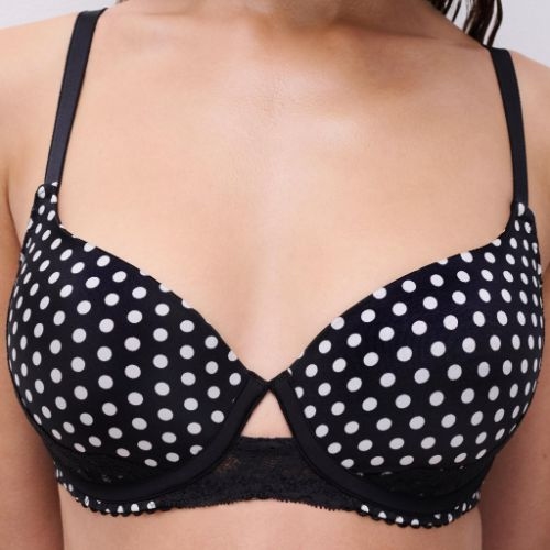 Chantelle Gloss noir/blanc soutien-gorge rembourré