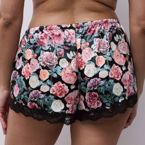 Chantelle Gloss noir/print shortie