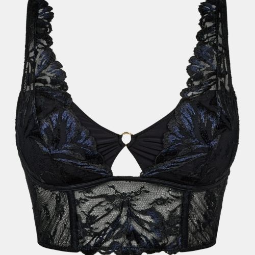 Chantelle Illusion noir soutien-gorge sans forme