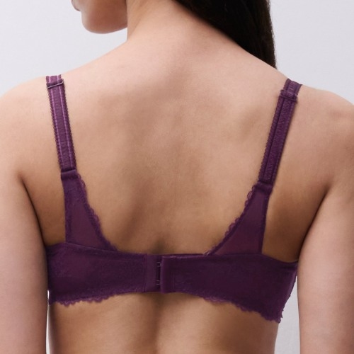Chantelle Illusion aubergine soutien-gorge sans forme