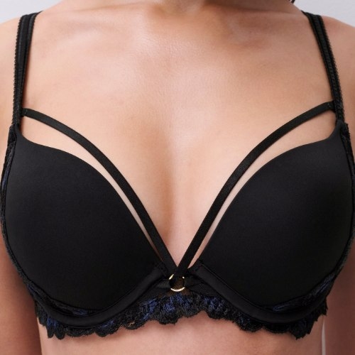 Chantelle Illusion noir soutien-gorge push up