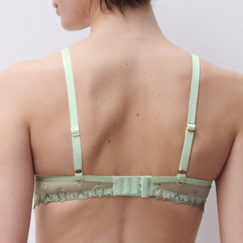 Chantelle Champ Elysees vert soutien-gorge sans forme
