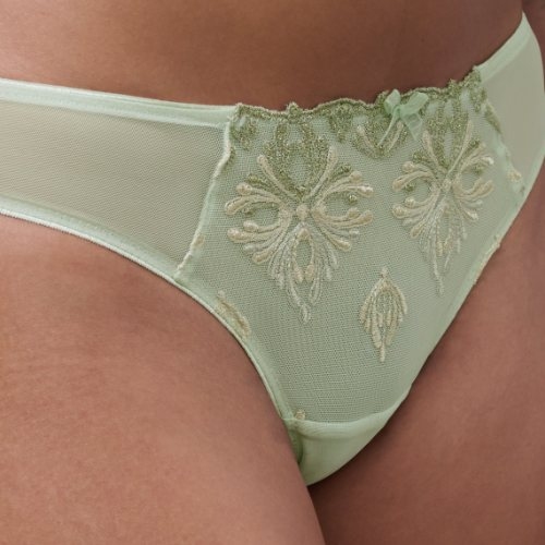 Chantelle Champ Elysees vert culotte string