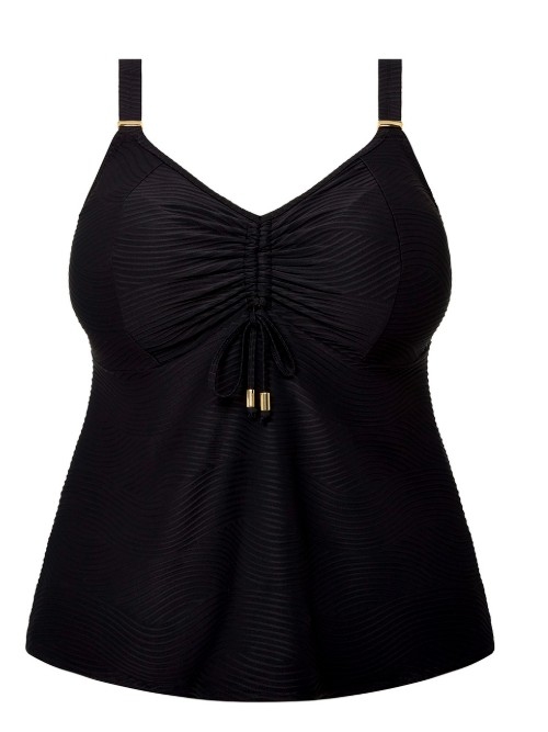 Elomi Swim Cubanito black sands tankini top