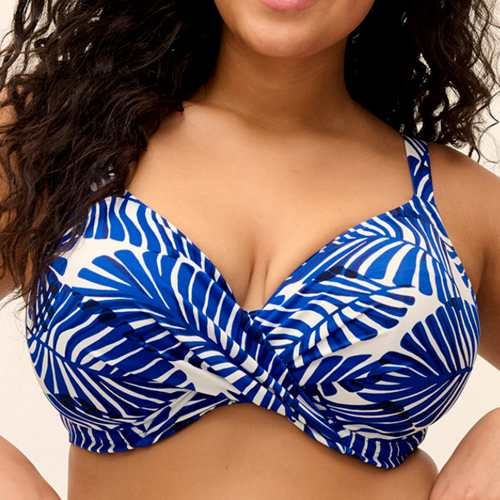 Elomi Swim Blue Palm Beach twilight soutien-gorge bikini corbeille