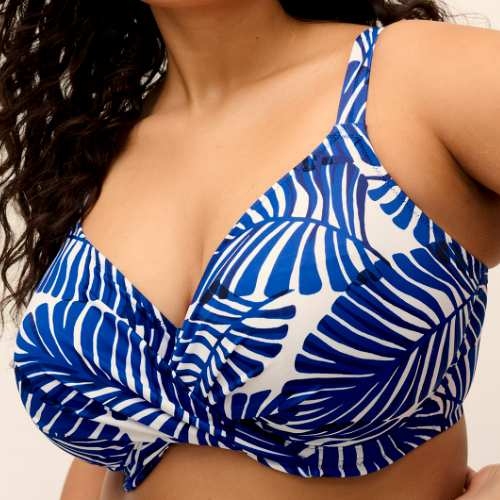 Elomi Swim Blue Palm Beach twilight soutien-gorge bikini corbeille