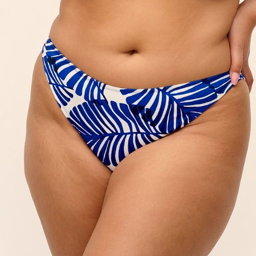 Elomi Swim Blue Palm Beach twilight slip de bikini
