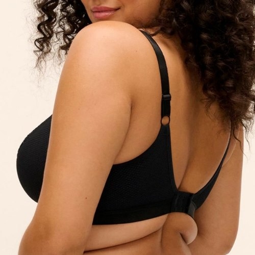 Elomi Tiernie noir soutien-gorge sans armatures en dentelle