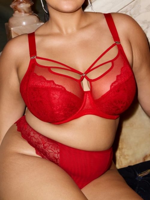 Elomi Brianna haute red culotte string