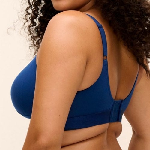 Elomi Downtime bleu soutien-gorge sans armatures en dentelle