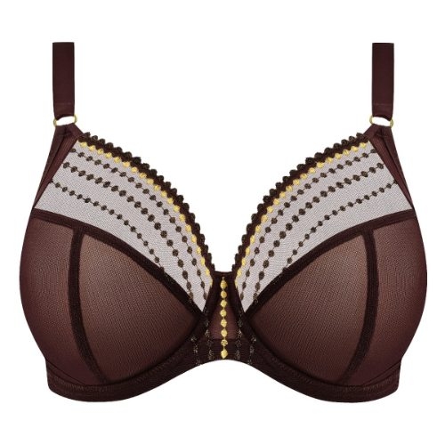 Elomi Matilda noir/or soutien-gorge sans forme