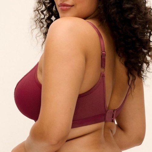 Elomi Tiernie rouge soutien-gorge sans armatures en dentelle