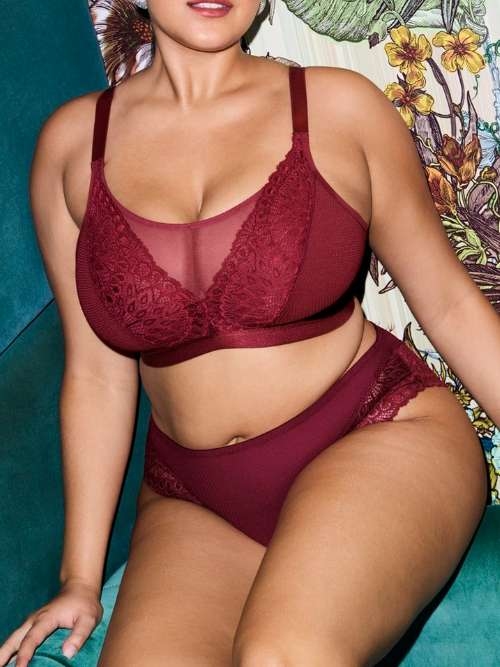 Elomi Tiernie rouge slip