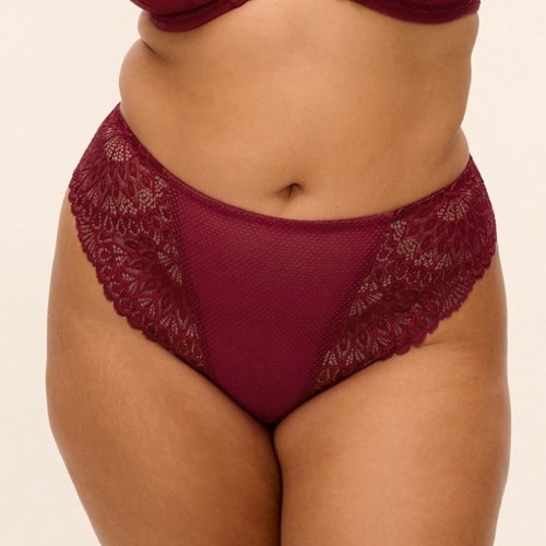 Elomi Tiernie rouge culotte string