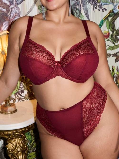 Elomi Tiernie rouge culotte string