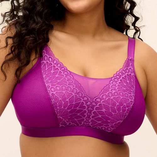 Elomi Tiernie fuchsia soutien-gorge sans armatures en dentelle