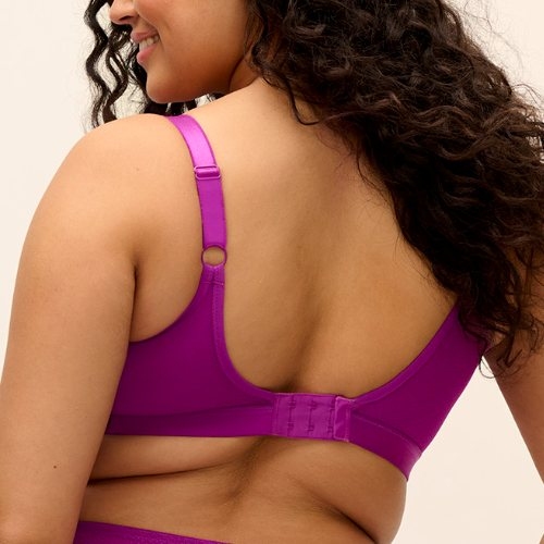 Elomi Tiernie fuchsia soutien-gorge sans armatures en dentelle