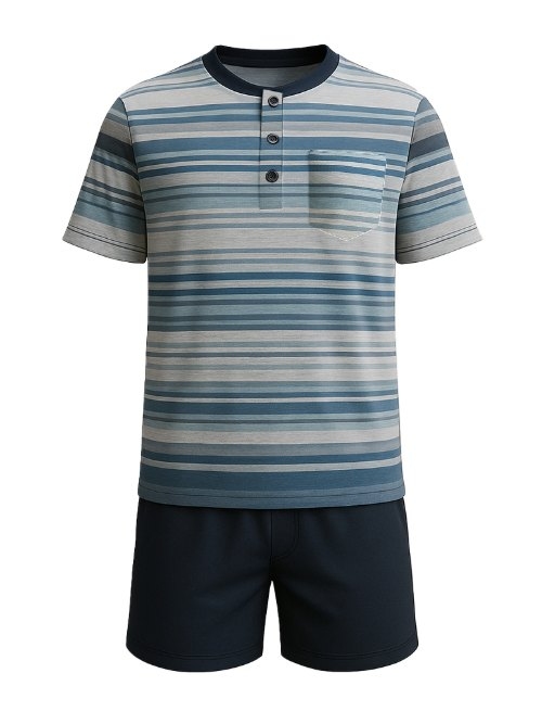 Charlie Choe Homme bleu marine shortama