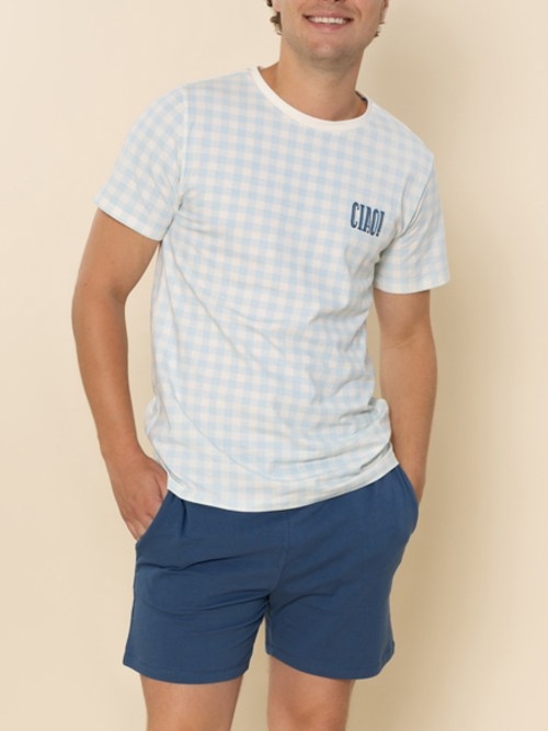 Charlie Choe Amalfi Coast bleu shortama