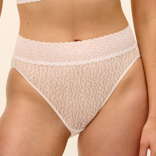 Wacoal Lingerie High Bar blanc haut slip