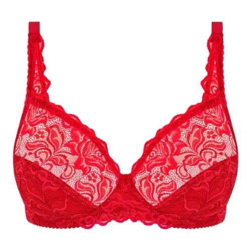 Wacoal Lingerie B-smooth rouge soutien-gorge sans armatures en dentelle