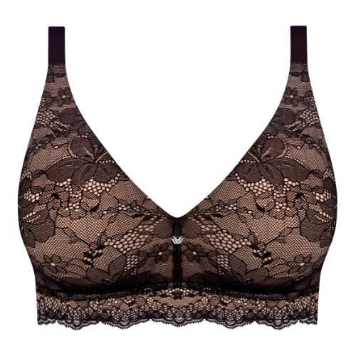 Wacoal Lingerie B-smooth noir soutien-gorge sans armatures en dentelle