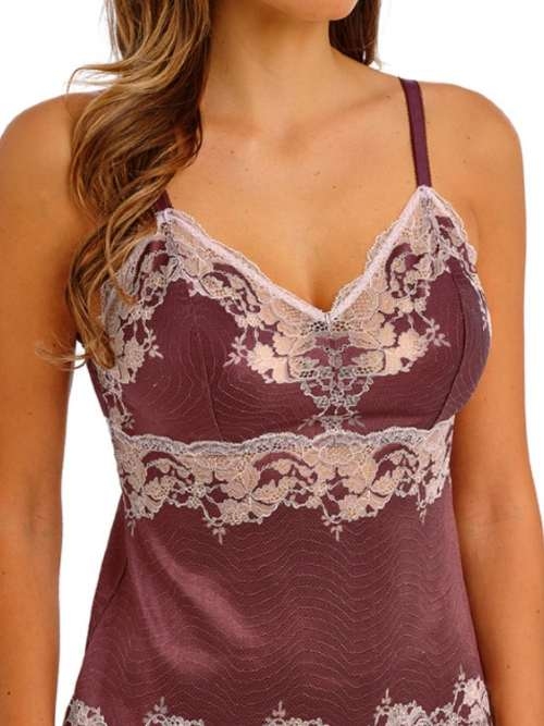 Wacoal Lingerie Modern Affair marron/rose top spaghetti