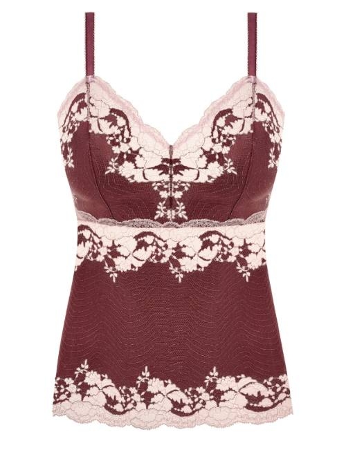 Wacoal Lingerie Modern Affair marron/rose top spaghetti