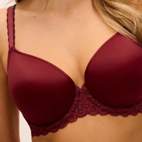 Wacoal Lingerie B-smooth bordeaux soutien-gorge rembourré