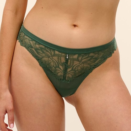 Wacoal Lingerie Abellia forest green slip