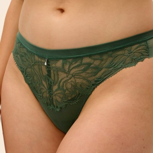 Wacoal Lingerie Abellia forest green slip