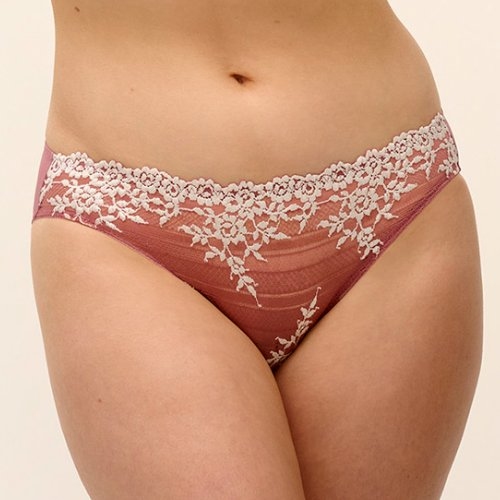 Wacoal Lingerie Embrace Lace deco rose/blanc neige slip